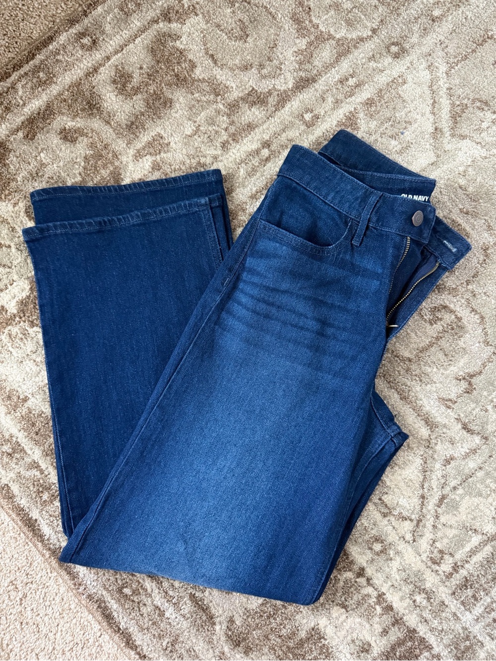 Old Navy Women's High Rise Wow Wide Leg Denim